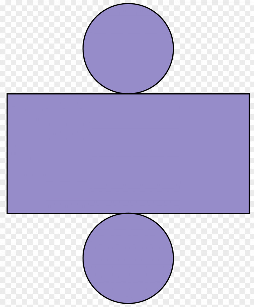 Rectangle Shape Circle Cylinder Net Geometry PNG