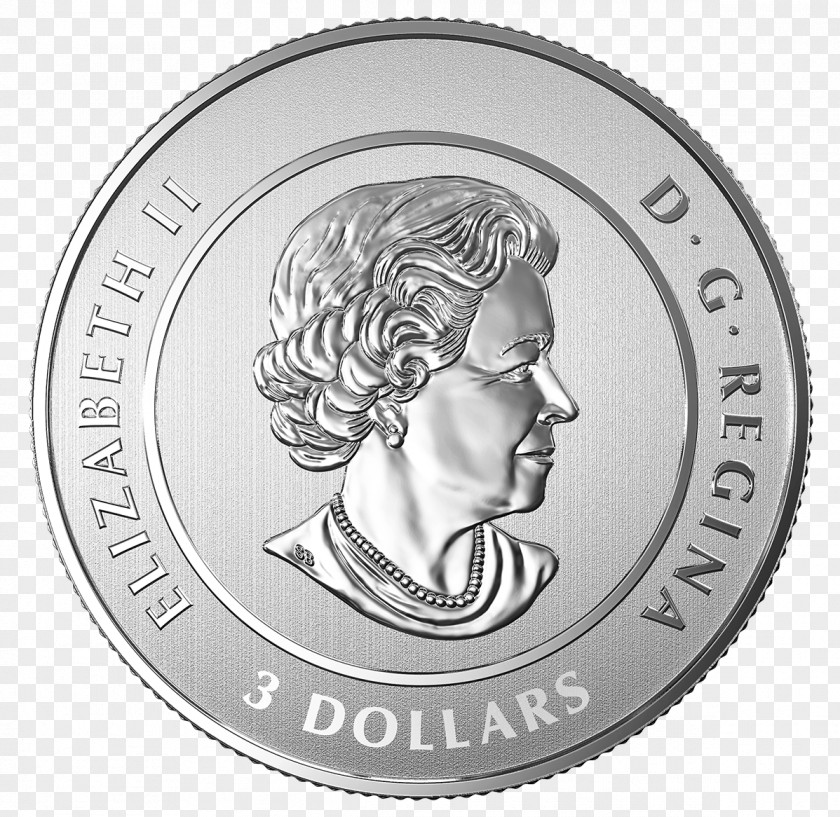 Silver Coin 150th Anniversary Of Canada Dollar PNG
