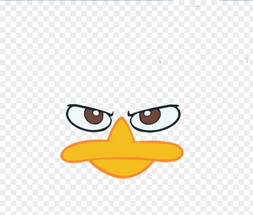 T-shirt Smiley Perry The Platypus Beak Glasses PNG