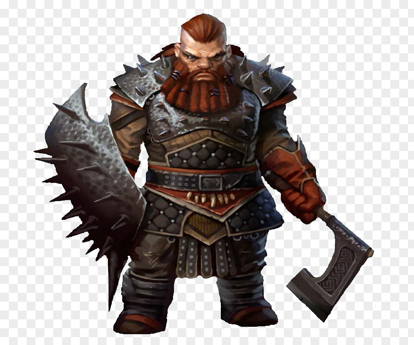 Dwarf Warrior Dungeons & Dragons Pathfinder Roleplaying Game Fighter PNG