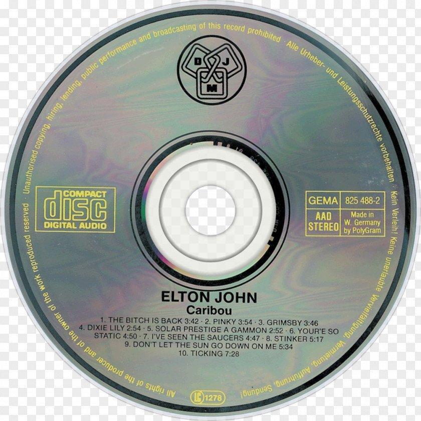 Elton John Compact Disc Brand Disk Storage PNG