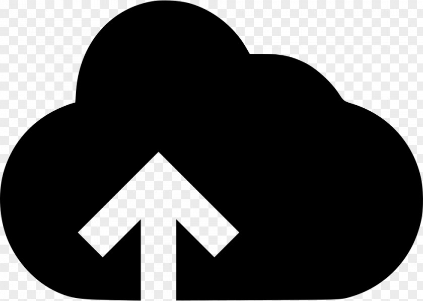 Up Arrow With Cloud Sign Computer File JPEG PNG