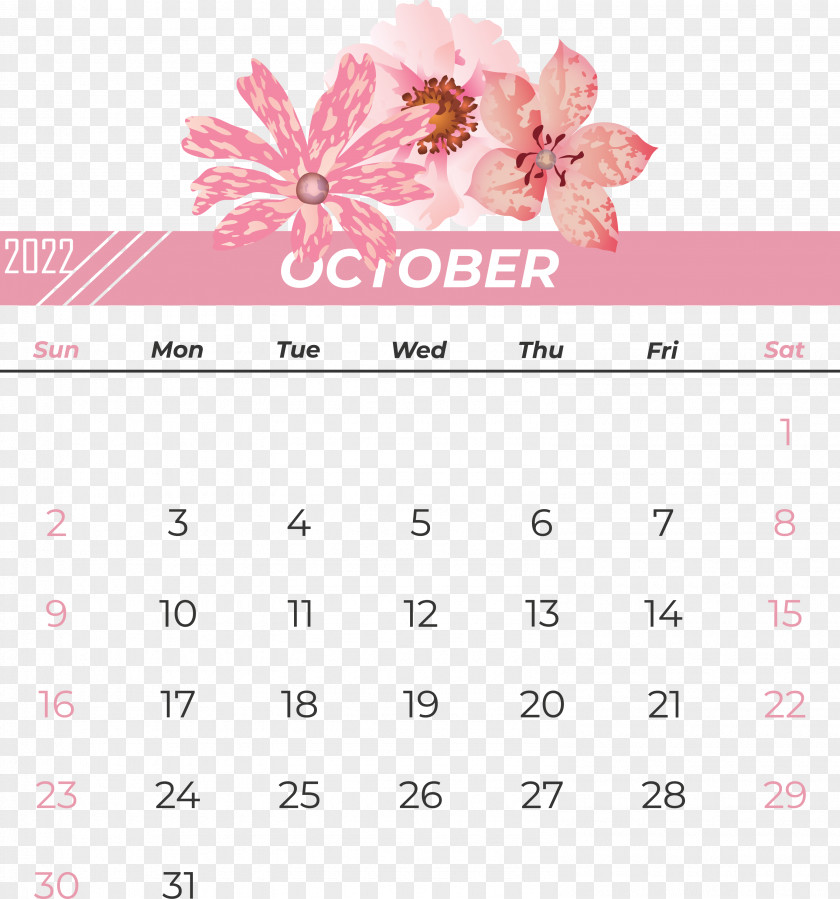 Calendar Flower Free Meter Petal PNG