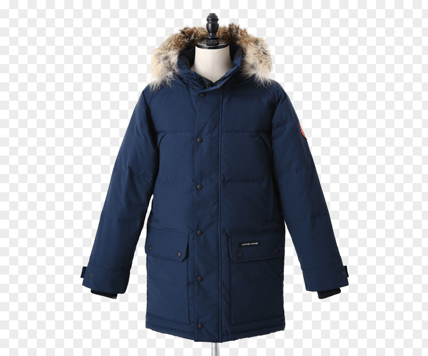 Canada Goose Cobalt Blue Overcoat PNG