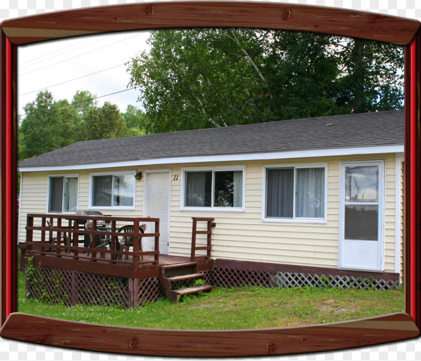 Cottage House Family Log Cabin Red Cedar Lake PNG