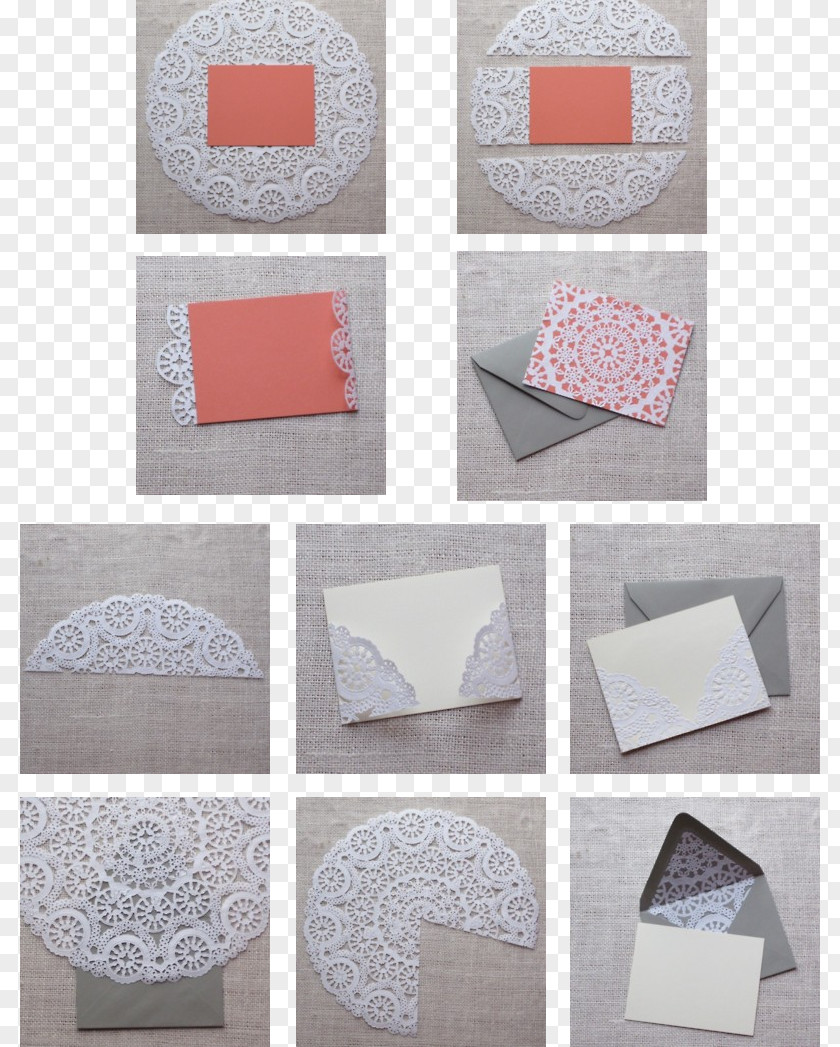 Envelope Wedding Invitation Paper Doily PNG