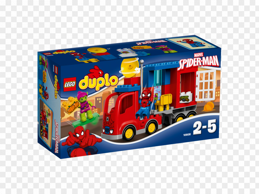 Spider-man LEGO 10608 DUPLO Spider-Man Spider Truck Adventure Lego Marvel Super Heroes Green Goblin Duplo PNG