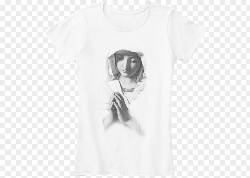 Virgin Mary T-shirt /m/02csf Shoulder Sleeve Composer PNG