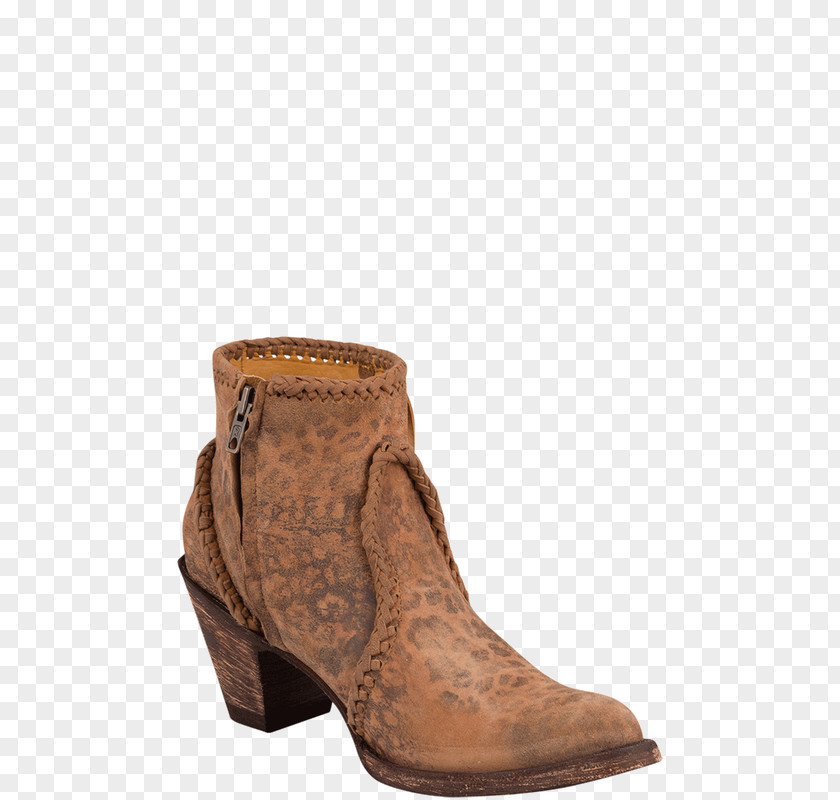 Boot Cowboy Suede Shoe Footwear PNG
