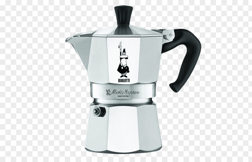 Coffee Moka Pot Bialetti Express Espresso Maker Coffeemaker PNG