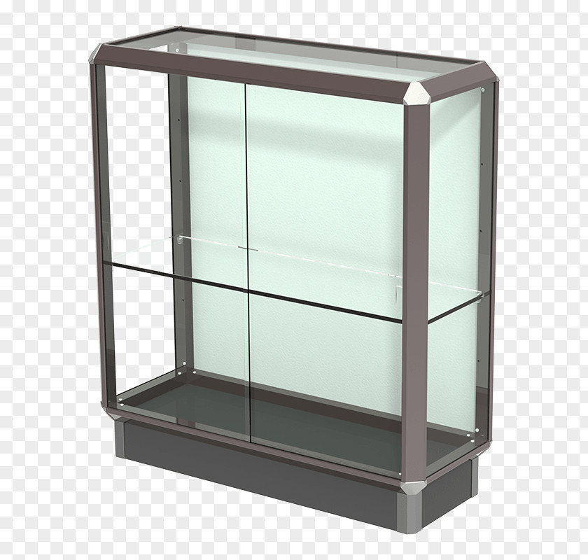 Display Case Shelf Glass Box Framing PNG