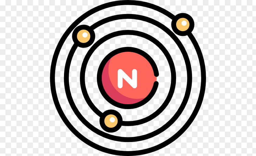 Nitrogen Atom Symbol PNG