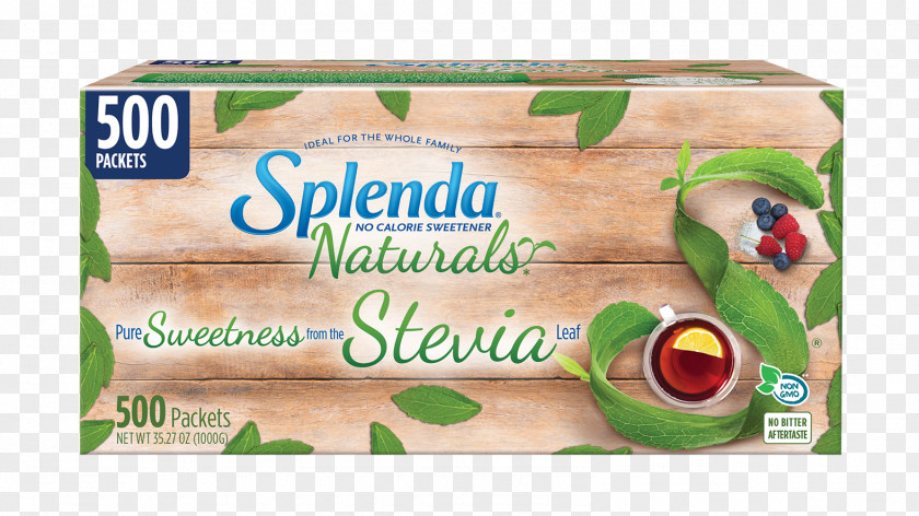 Sugar Natural Foods Splenda Sweetener Packets Substitute Stevia PNG