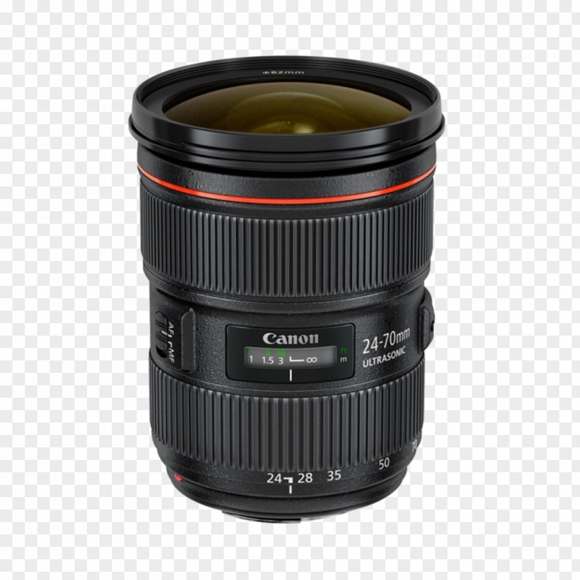 Camera Lens Canon EF Mount EF-S 24-70mm F/2.8L II USM PNG