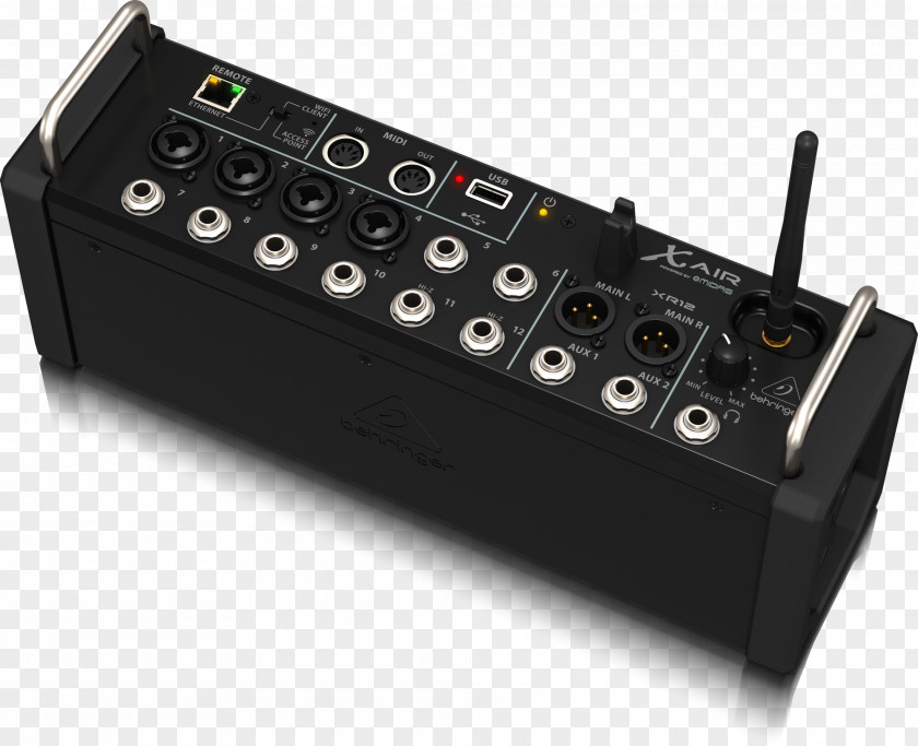 Ipad Behringer X Air XR12 XR18 Audio Mixers Digital Mixing Console PNG