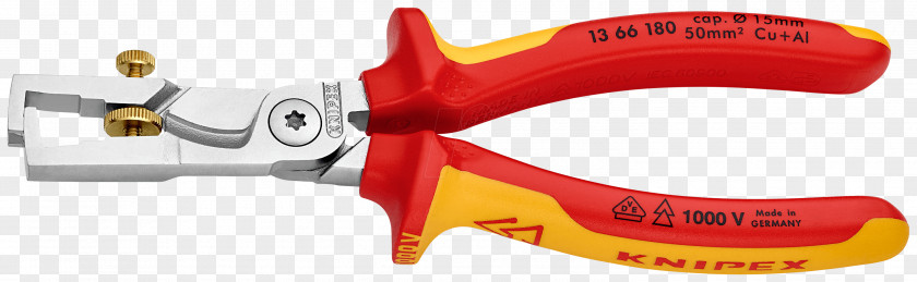 Pliers Wire Stripper Knipex Tool Electrical Cable PNG