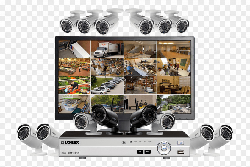 Cctv Wireless Security Camera Closed-circuit Television Alarms & Systems Home Surveillance PNG
