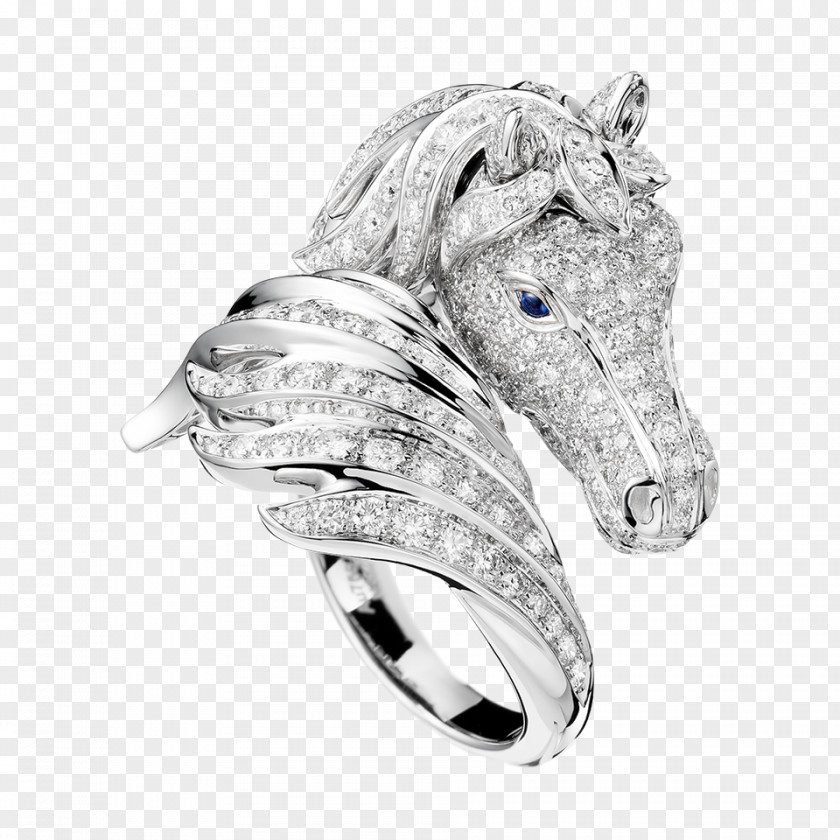 Exquisite Life Horse Earring Boucheron Jewellery PNG