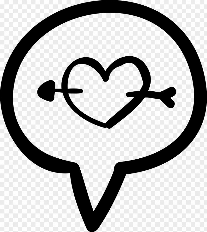 Heart Arrow Bubble Clip Art PNG