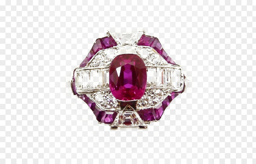 Oval Ruby Ring Diamond Cartier Jewellery PNG