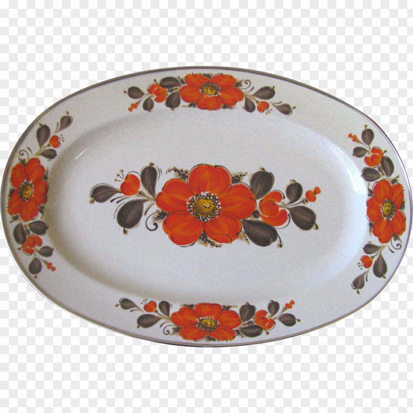 Plate Retro Vegas Platter Ceramic Tableware PNG