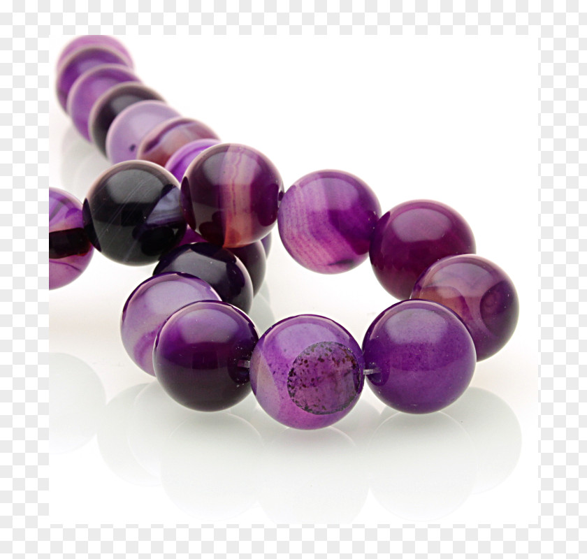 Purple Amethyst Agate Bead Gemstone PNG