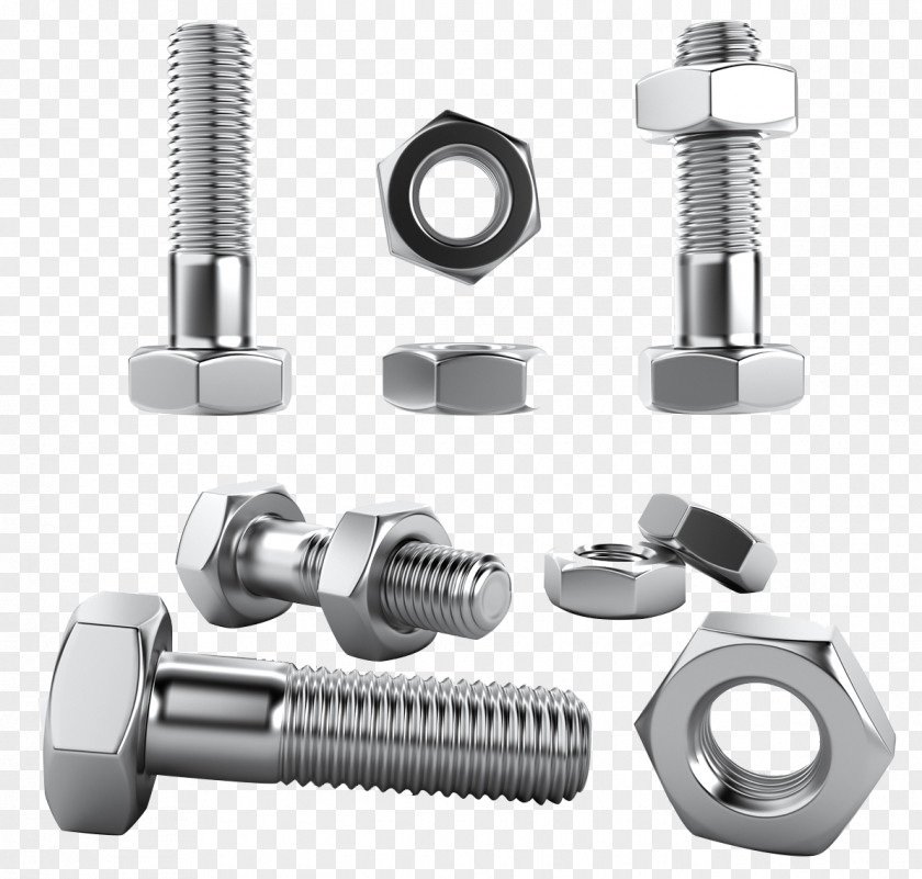 Screw Nut Stainless Steel Fastener Bolt PNG
