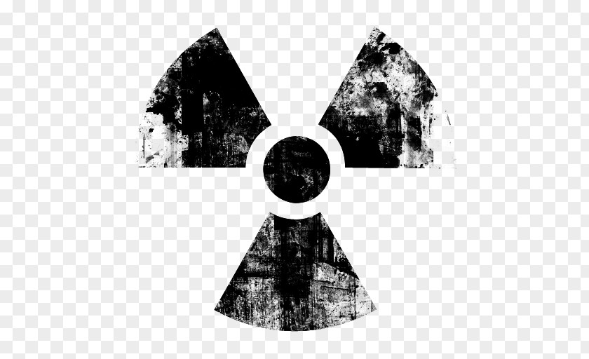Symbol Black And White Radioactive Decay Logo Royalty-free PNG