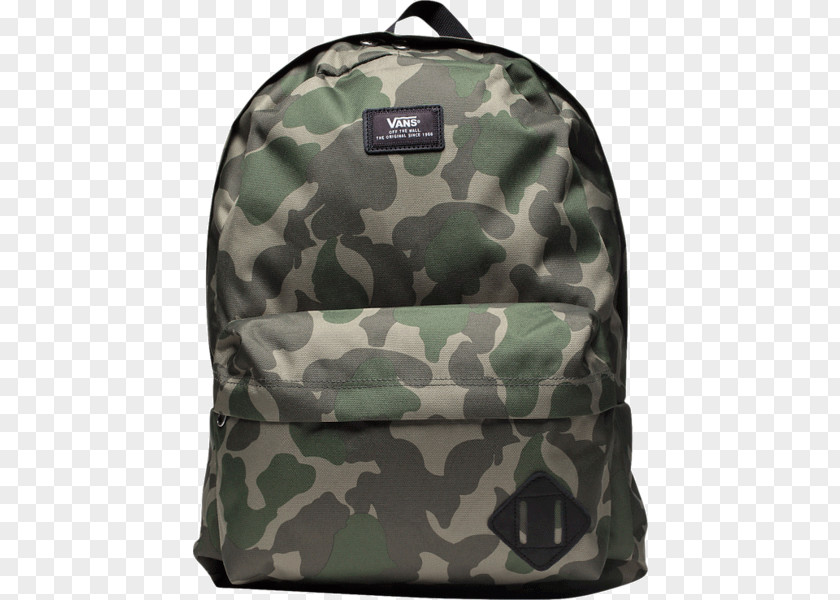 Vans Old Skool Military Camouflage Backpack Bag PNG