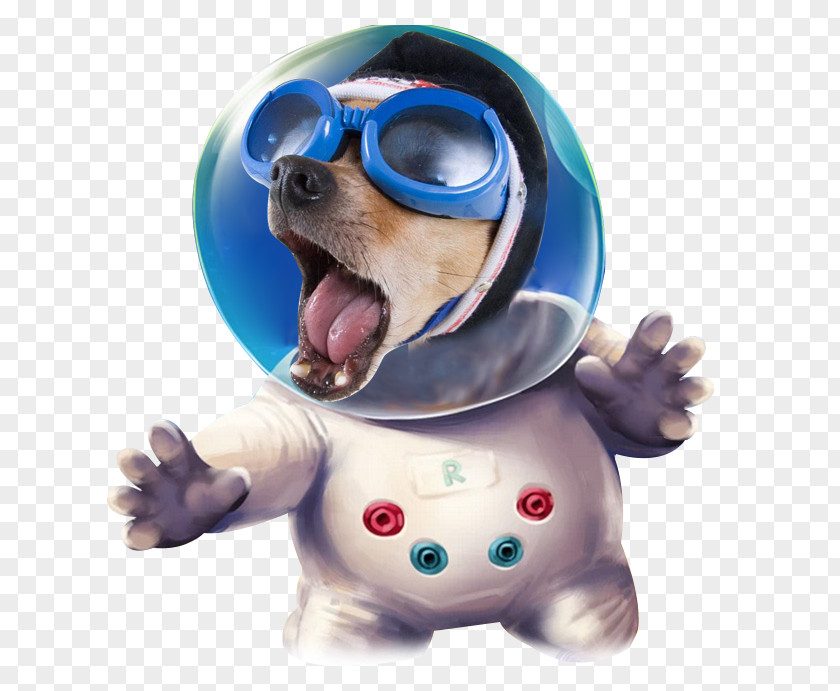 Cartoon Space Dog PNG