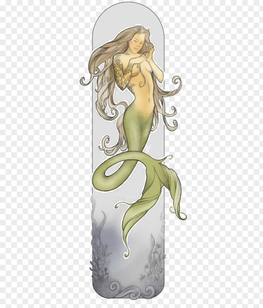 Mermaid The Little Art Nouveau Artist PNG