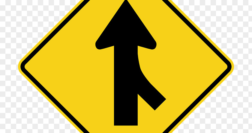 Stimulant Stamp Merge Traffic Sign Warning Lane PNG