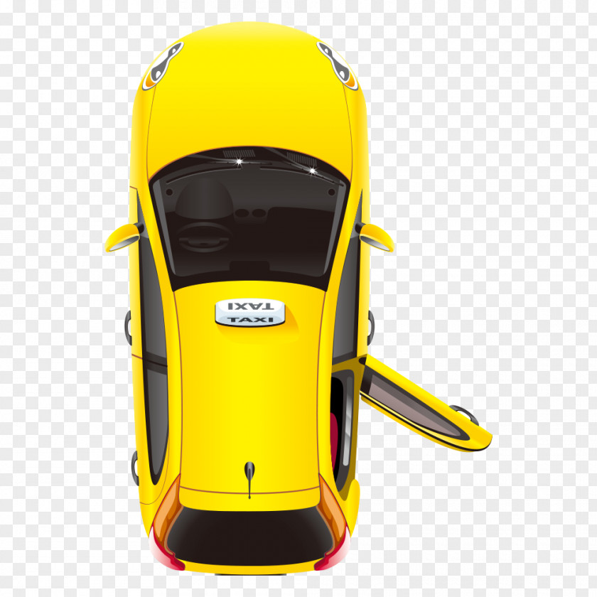 Taxi New York City Yellow Cab Stock Illustration PNG
