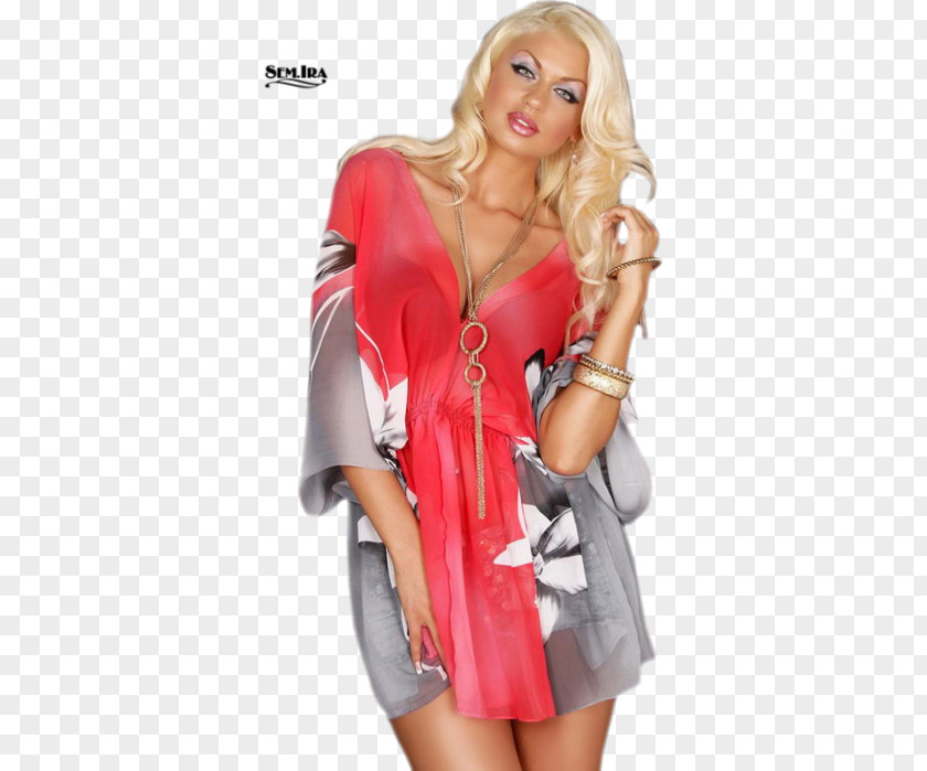 Daytime Fashion Model Cocktail Dress Costume PNG