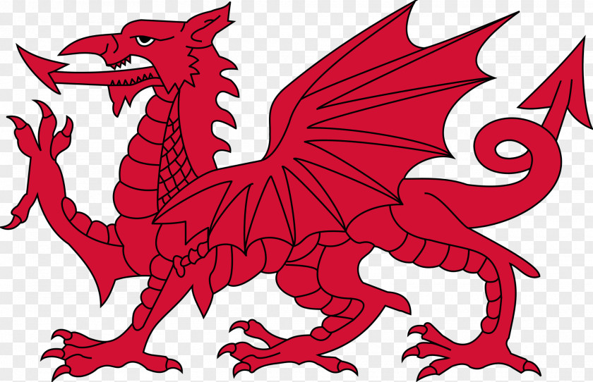 Dragon Flag Of Wales Welsh Clip Art PNG