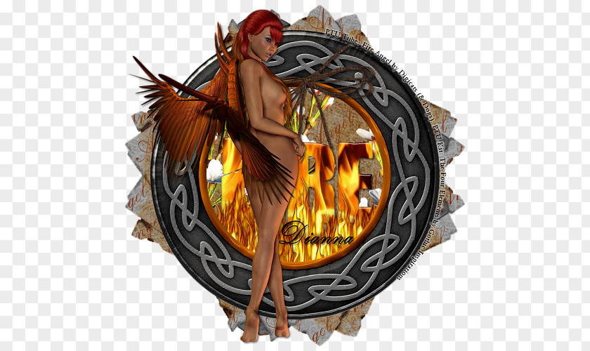 Fire Angel Legendary Creature PNG