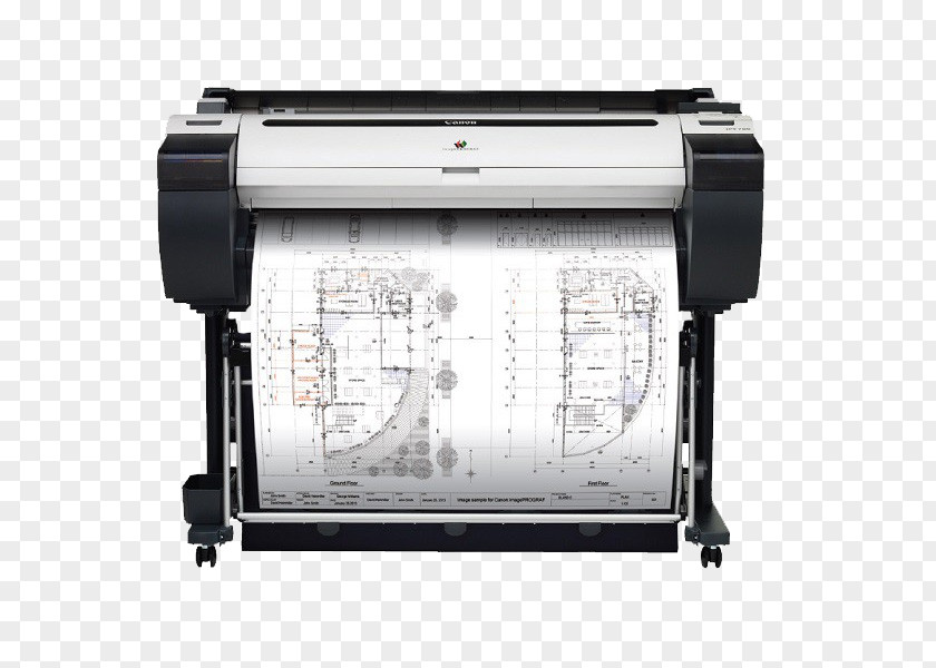 Printer Wide-format Canon ImagePROGRAF IPF780 Plotter PNG