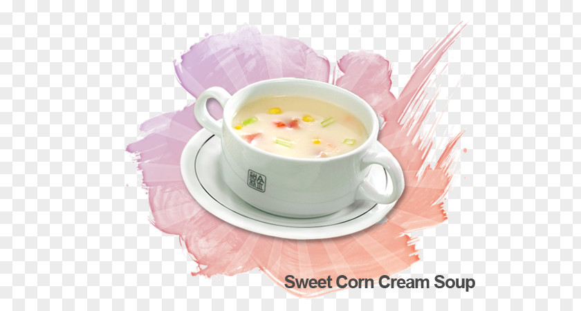 Corn Soup Coffee Cup Tea Saucer Porcelain PNG