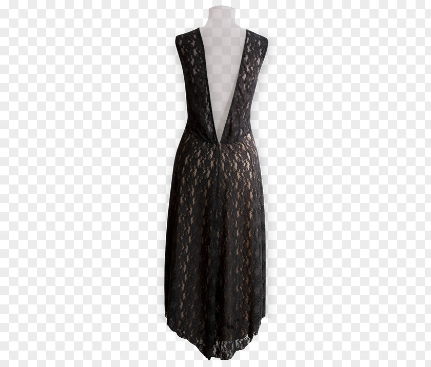 Dress Little Black Litex šaty Dámské S Křidélkovým Rukávem. 90304901 černá M Neck PNG