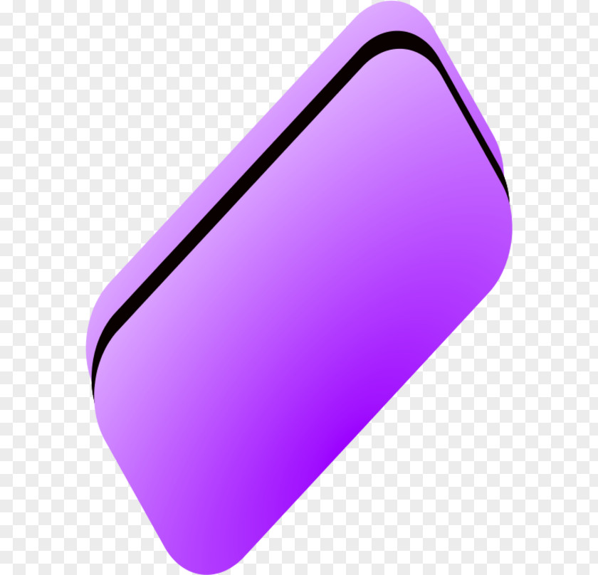 Eraser Purple Product Font Design PNG