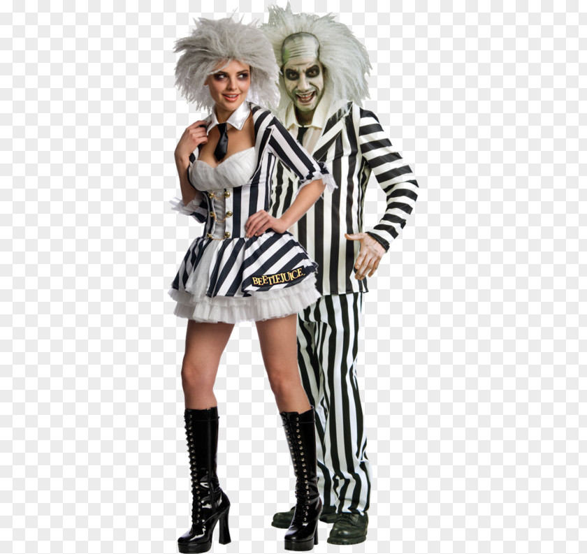 Mask Beetlejuice Costume Party Halloween City PNG