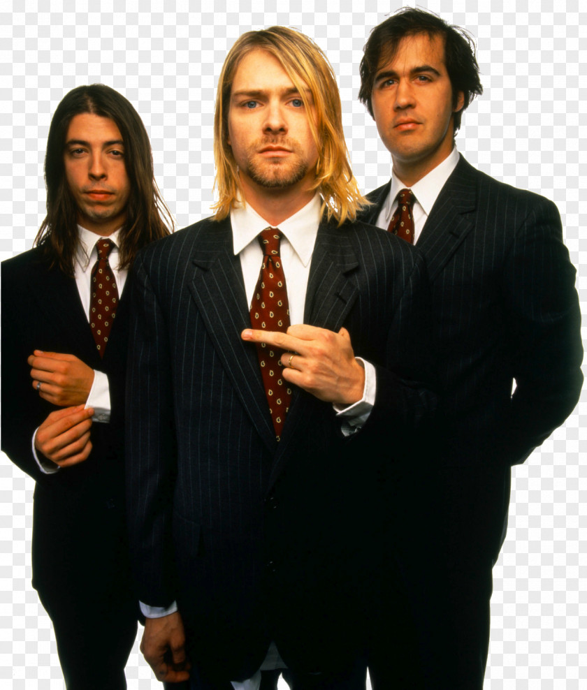 Rock Band Kurt Cobain Krist Novoselic Dave Grohl Nirvana Grunge PNG