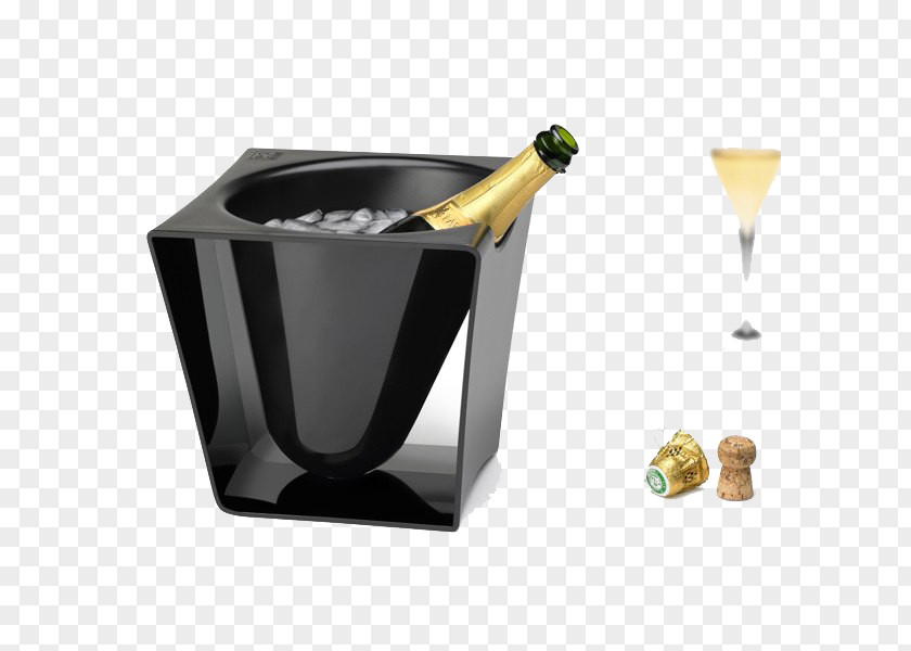 Frozen Champagne Wine Cooler Bucket Bollinger PNG