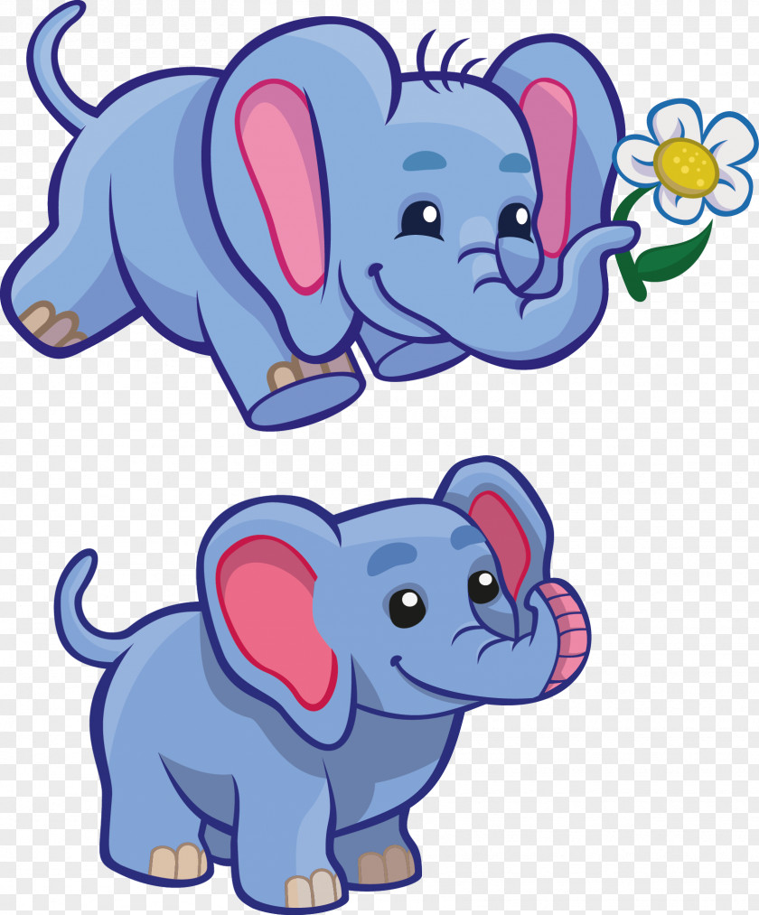 Happy Elephant Vector Horton Cartoon Clip Art PNG
