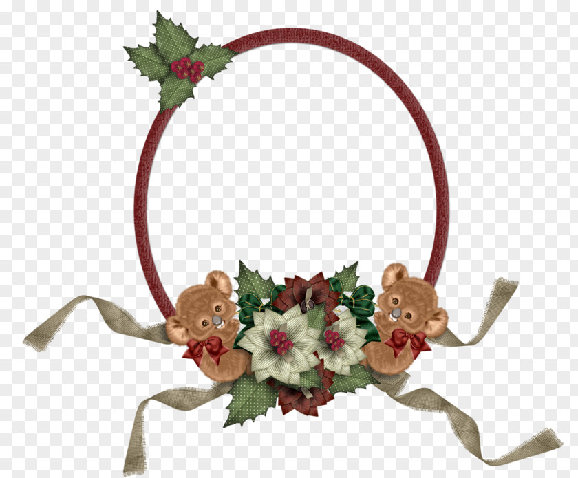 Christmas Scrapbooking Flower Clip Art PNG