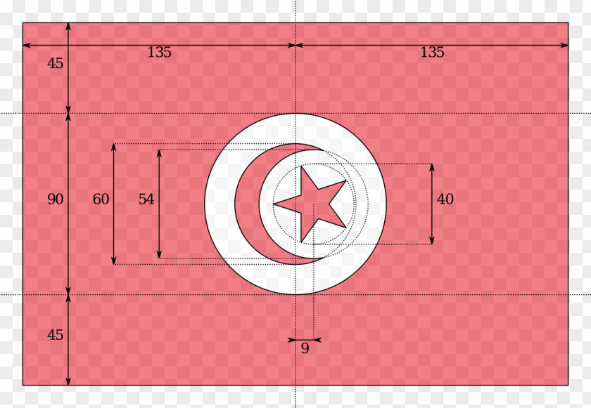 Flag Kingdom Of Tunisia Day PNG