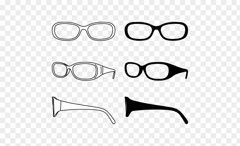 Glasses Sunglasses Eyewear Drawing Browline PNG