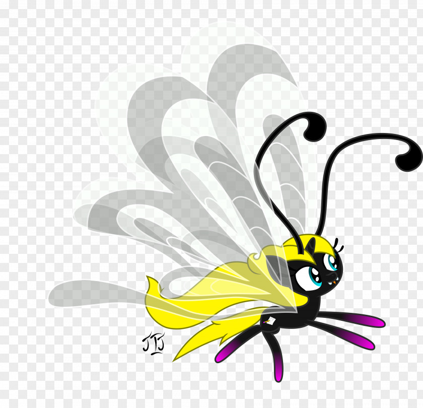Herbstzeitlose Honey Bee Butterfly Illustration Clip Art Character PNG