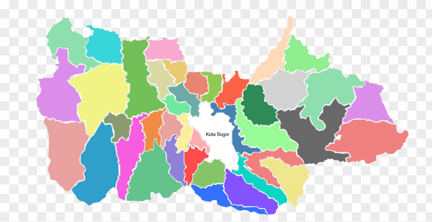 Indonesia Map Bogor Regency Gunung Putri Subdistrict (Indonesia) PNG
