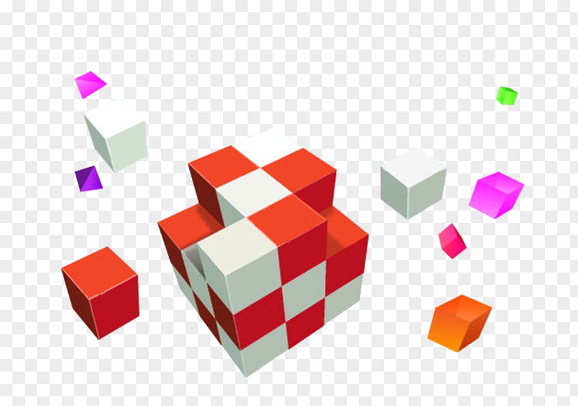 Messy Cube Business Paradox Information Icon PNG